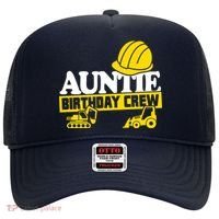 Auntie Birthday Crew Construction Party Hat thumb 0