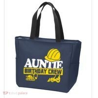 Auntie Birthday Crew Construction Party Tote Bag thumb 3