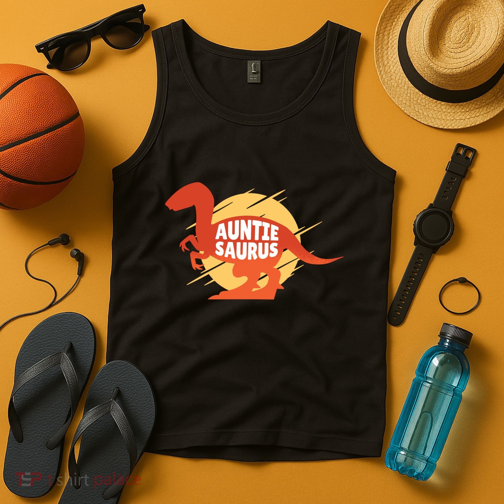Auntie Saurus Tank Top