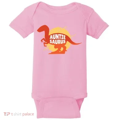 Auntie Saurus Baby Bodysuit