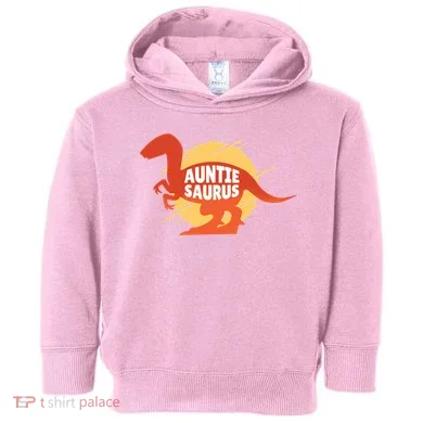Auntie Saurus Toddler Hoodie