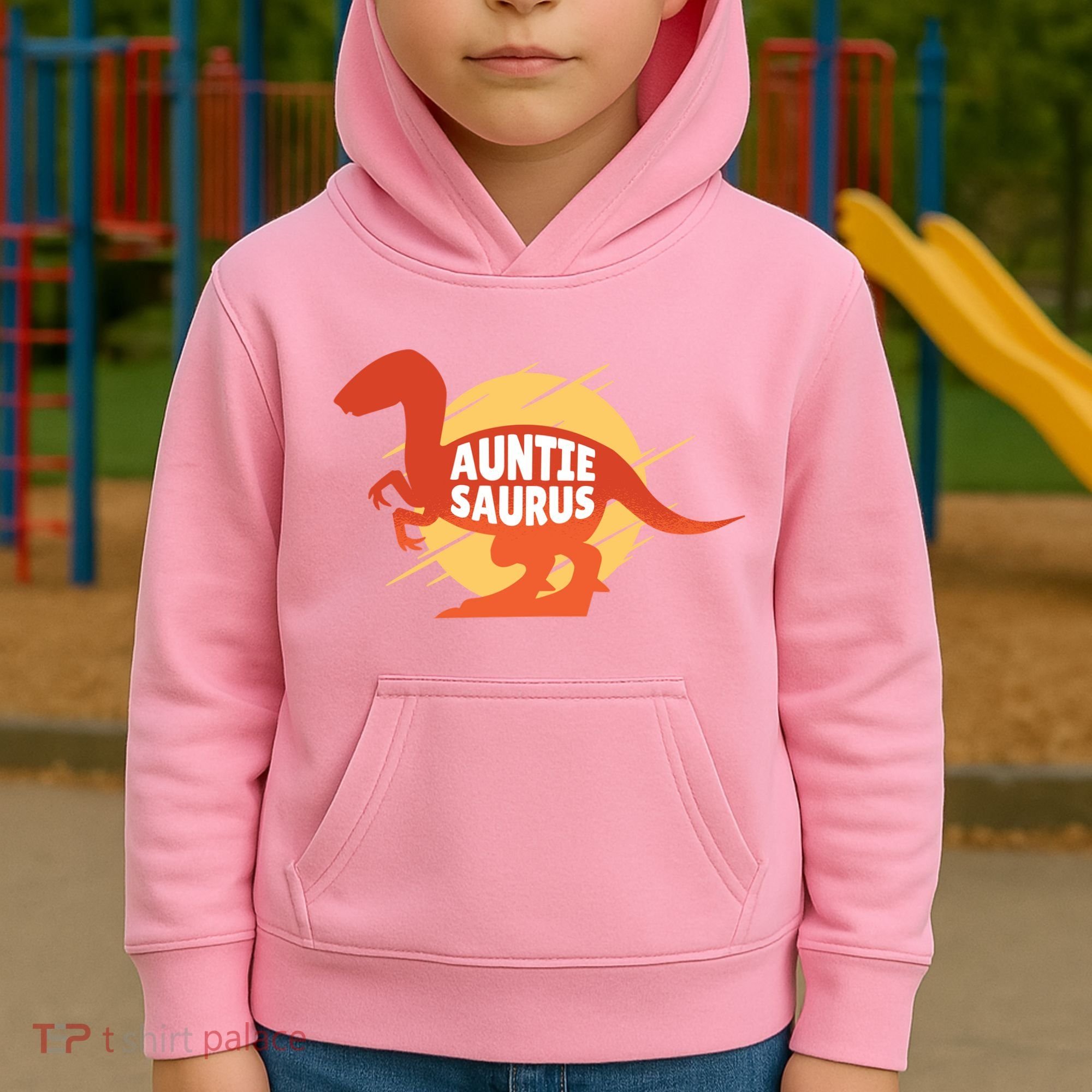 Auntie Saurus Kids Hoodie