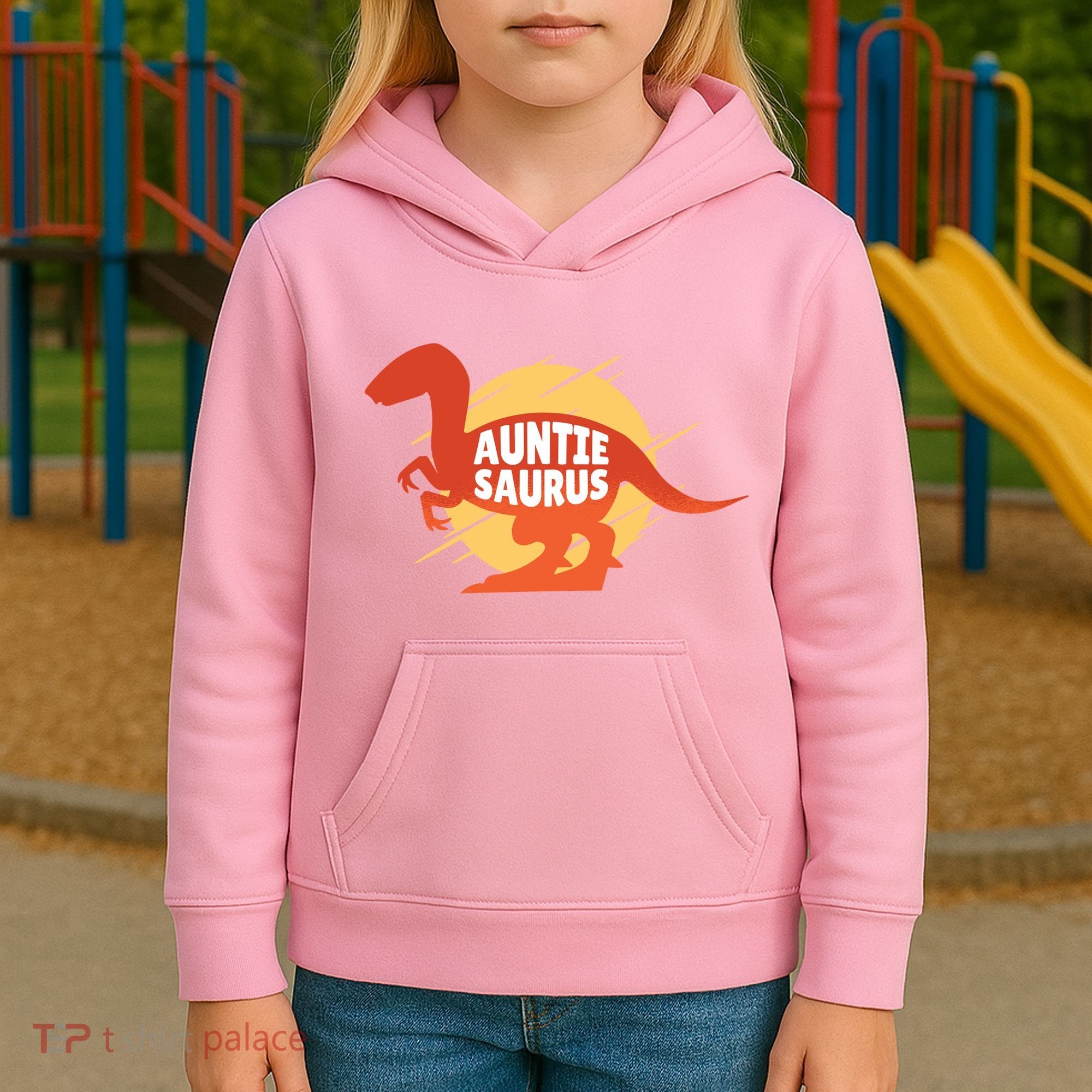 Auntie Saurus Kids Hoodie