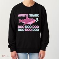 Auntie Shark Doo Doo Doo Women's Sweatshirt thumb 0