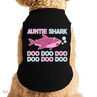 Auntie Shark Doo Doo Doo Doggie Tank thumb 0