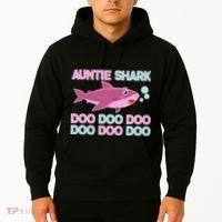 Auntie Shark Doo Doo Doo Hoodie thumb 2