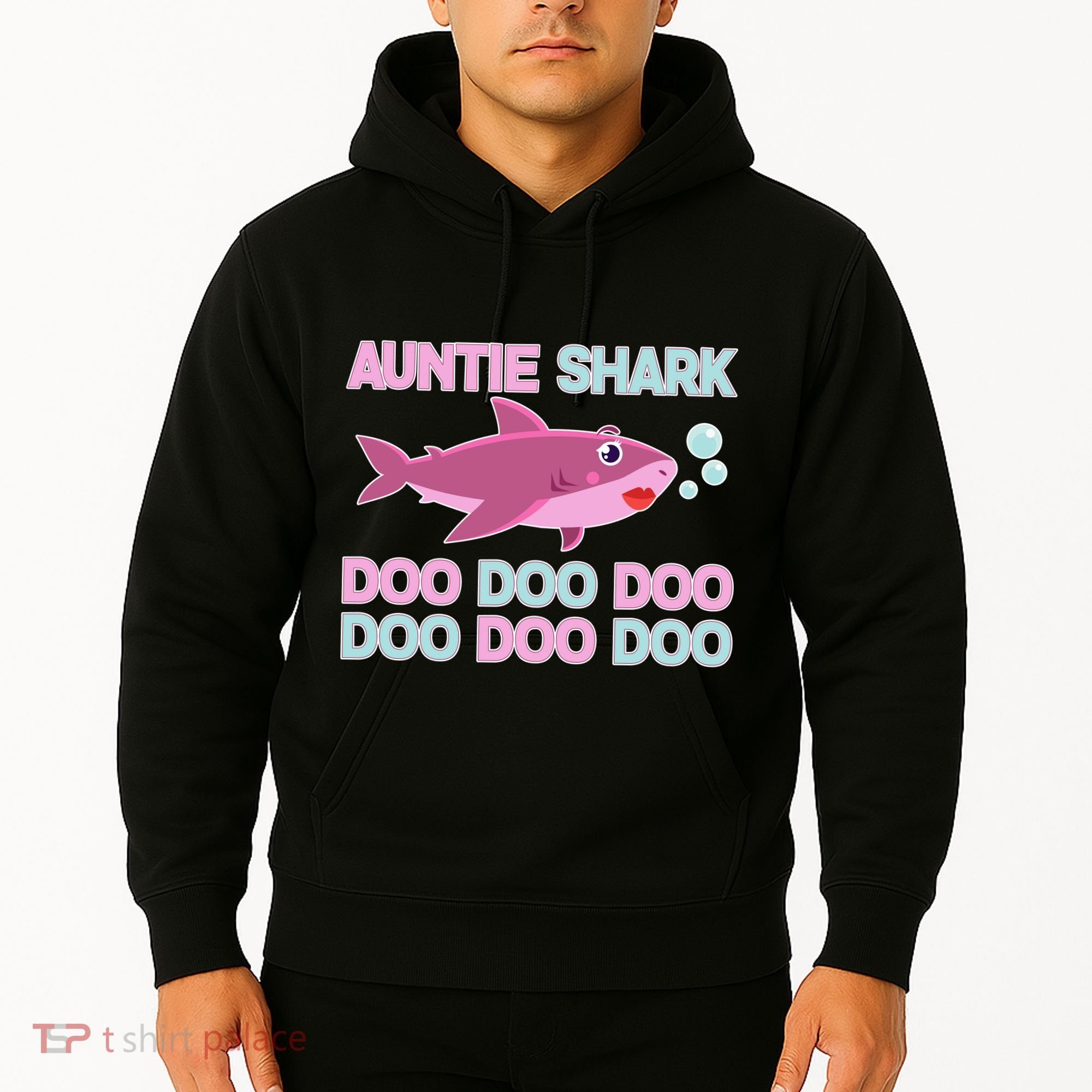 Auntie Shark Doo Doo Doo Hoodie