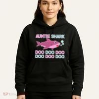 Auntie Shark Doo Doo Doo Hoodie thumb 5