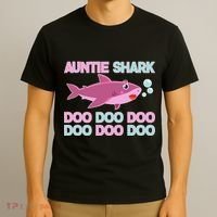 Auntie Shark Doo Doo Doo T-Shirt thumb 3
