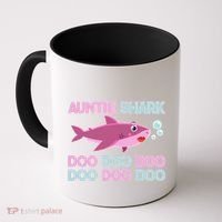 Auntie Shark Doo Doo Doo Coffee Mug thumb 0