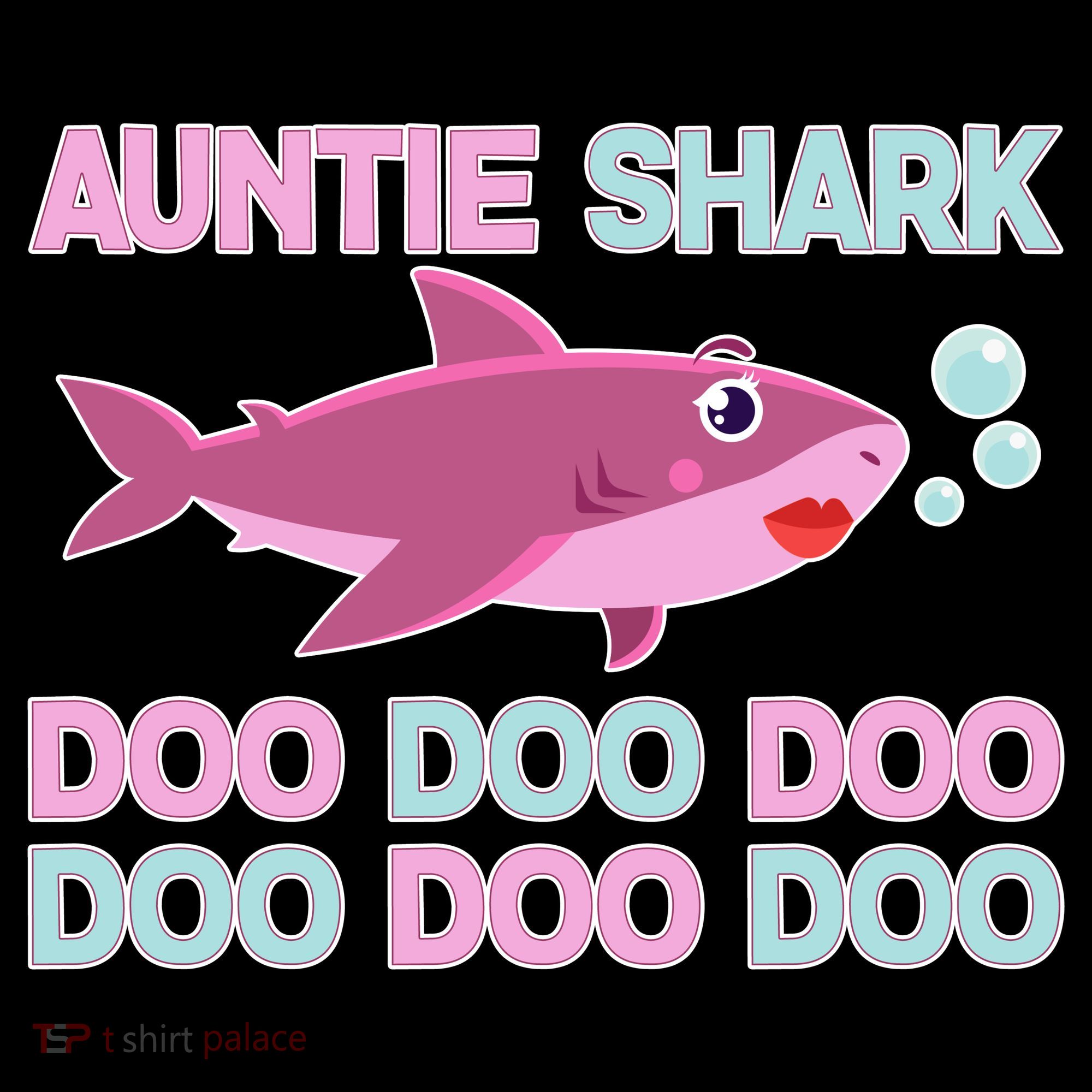 Auntie Shark Doo Doo Doo Coaster