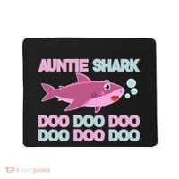 Auntie Shark Doo Doo Doo Mousepad thumb 0