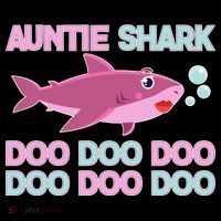 Auntie Shark Doo Doo Doo Ornament thumb 1