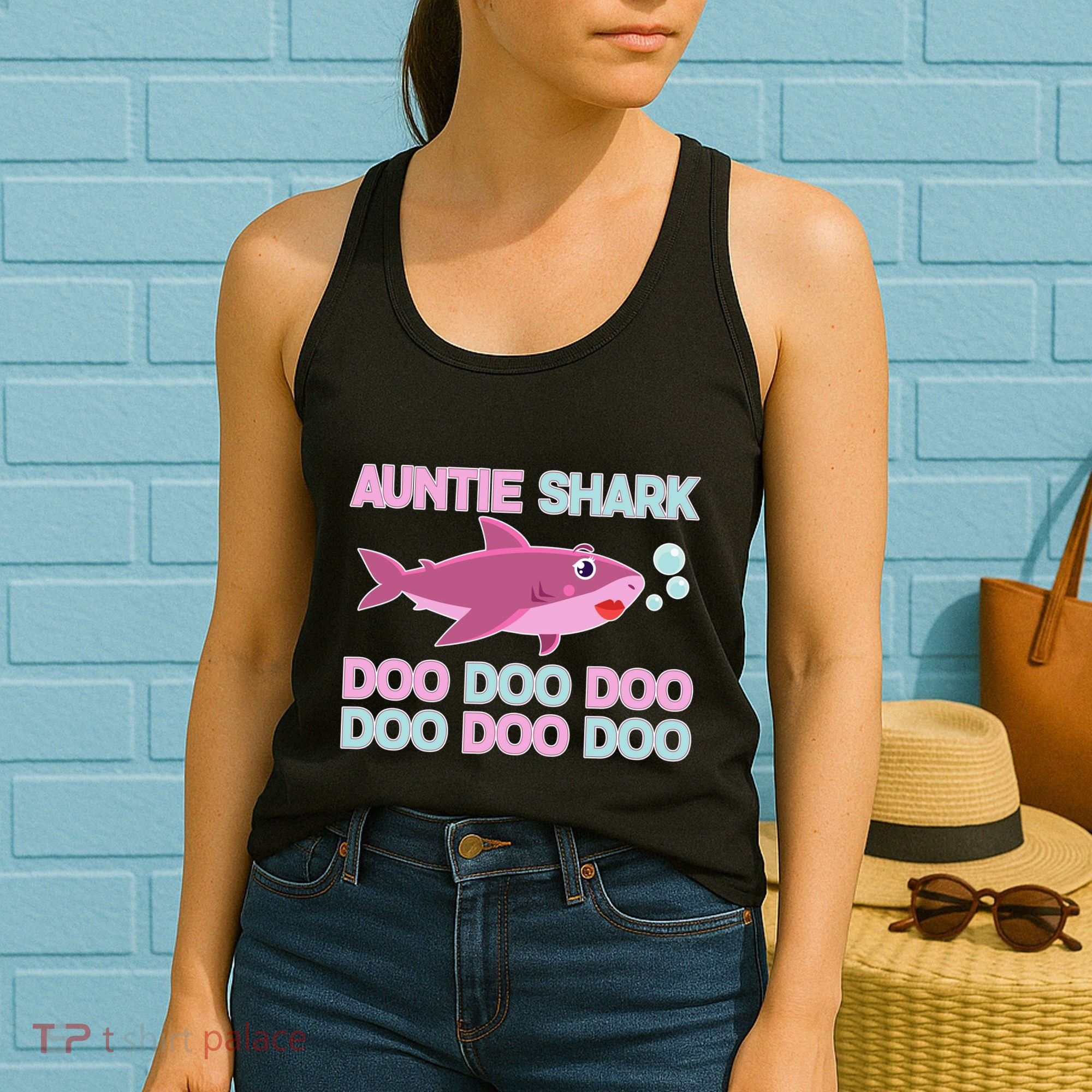 Auntie Shark Doo Doo Doo Women's Tank Top