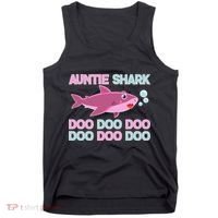 Auntie Shark Doo Doo Doo Tank Top thumb 0