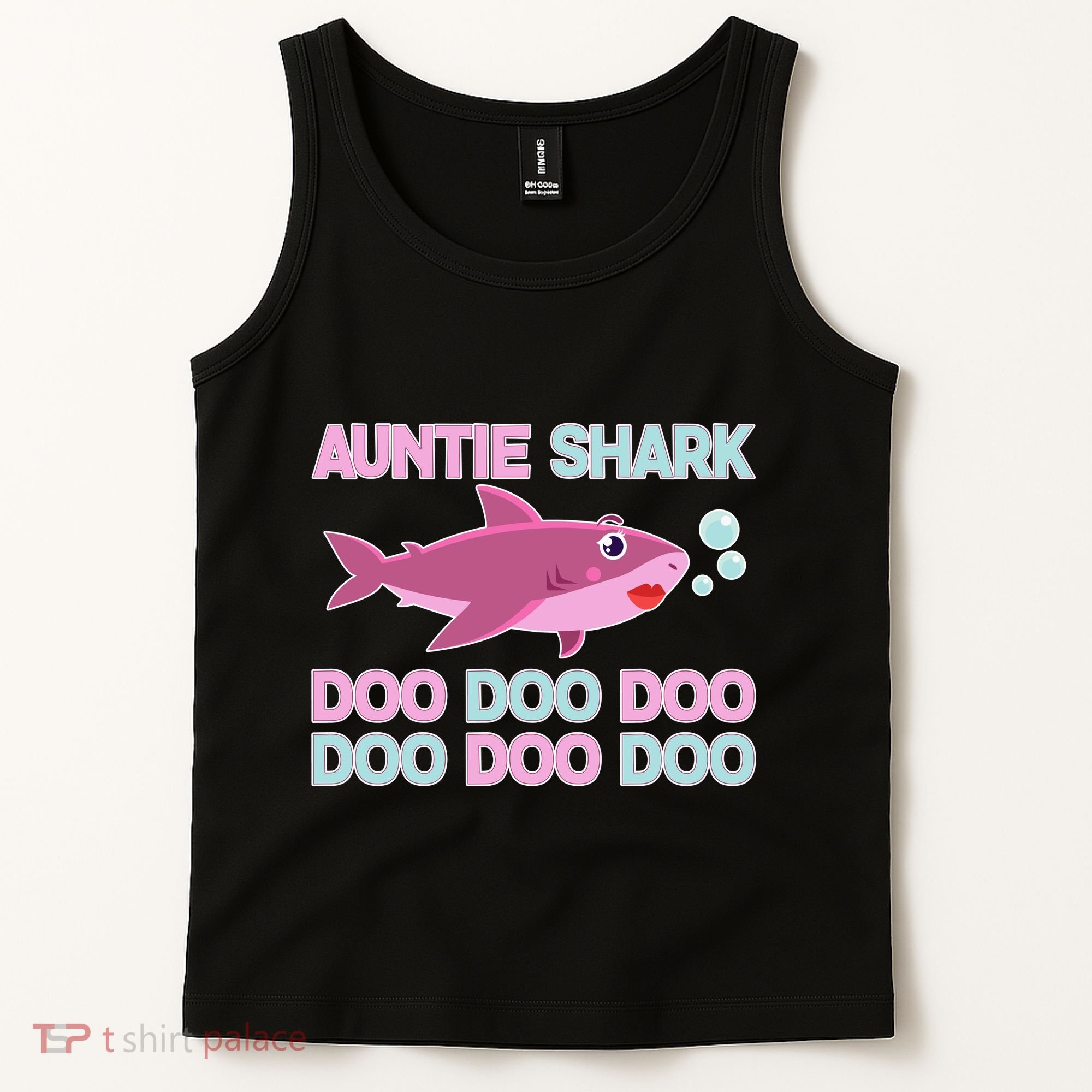 Auntie Shark Doo Doo Doo Tank Top