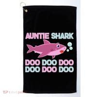 Auntie Shark Doo Doo Doo Golf Towel thumb 0