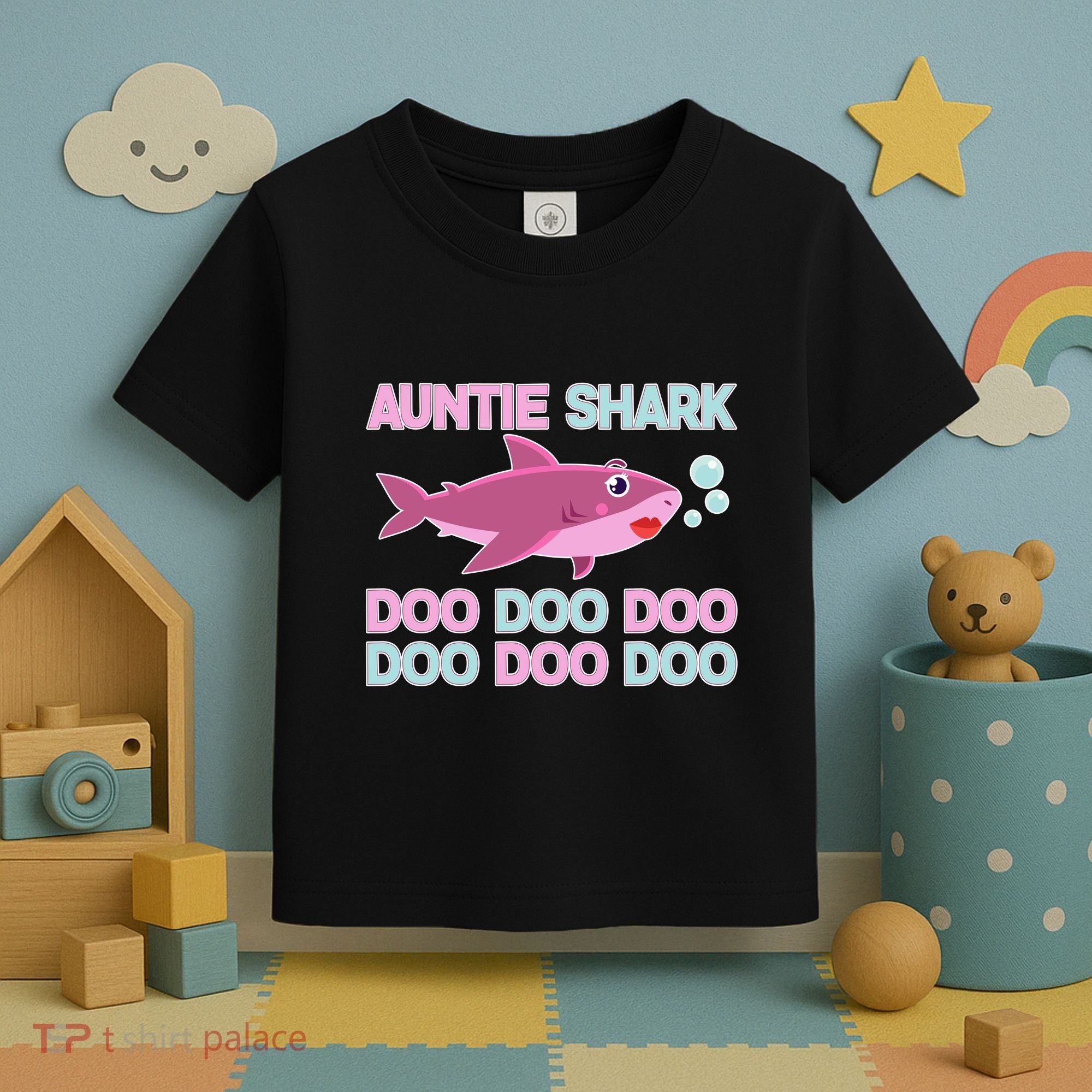 Auntie Shark Doo Doo Doo Toddler T-Shirt
