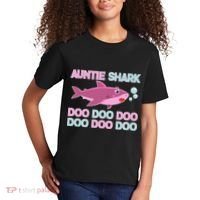Auntie Shark Doo Doo Doo Kids T-Shirt thumb 2