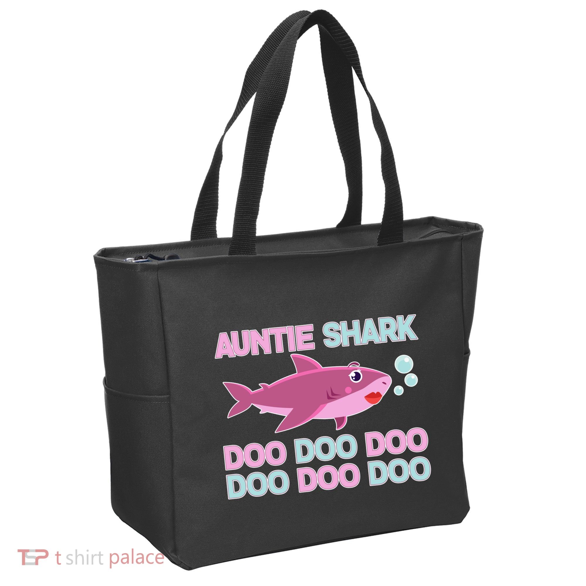Auntie Shark Doo Doo Doo Tote Bag