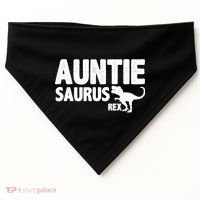Auntiesaurus Auntie Saurus Rex USA-Made Doggie Bandana thumb 0