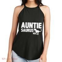 Auntiesaurus Auntie Saurus Rex Women's Perfect Tri Rocker Tank thumb 2
