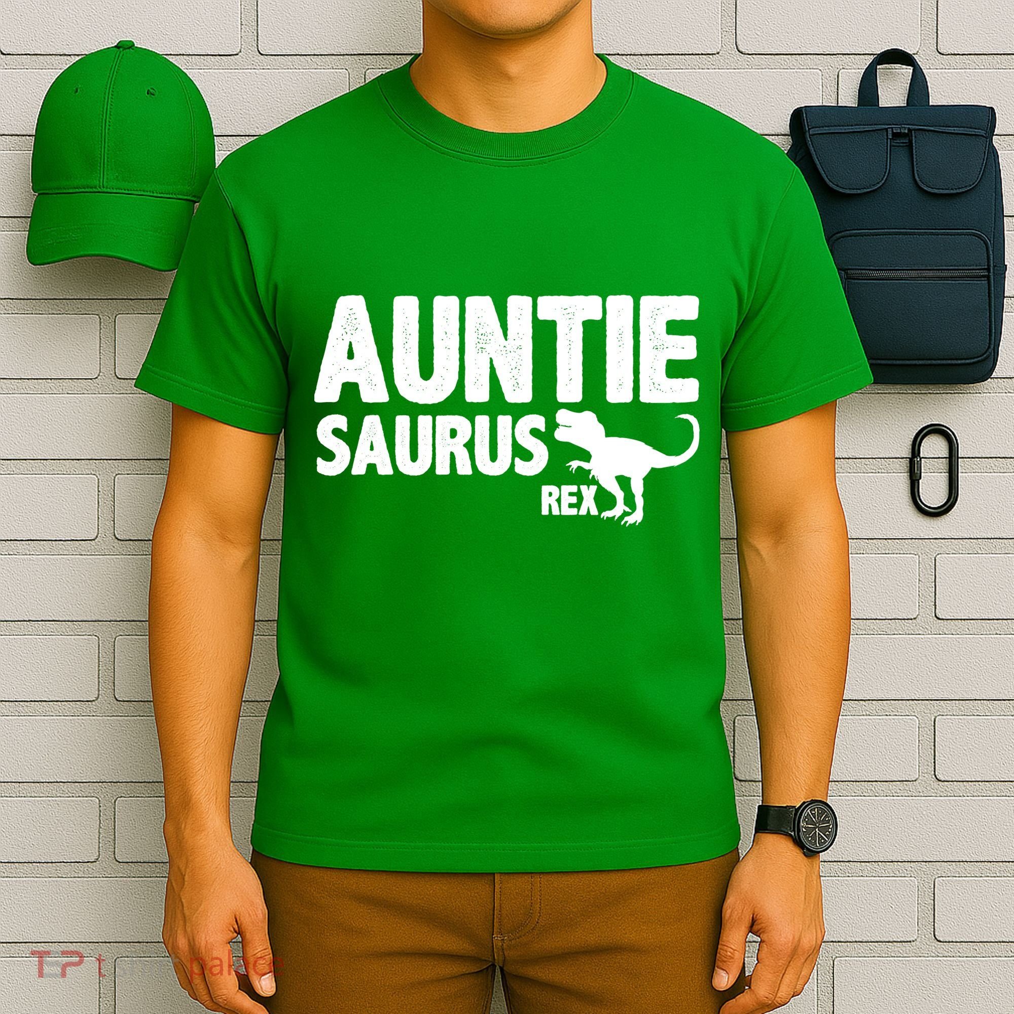Auntiesaurus Auntie Saurus Rex T-Shirt