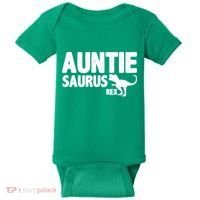 Auntiesaurus Auntie Saurus Rex Baby Bodysuit thumb 0