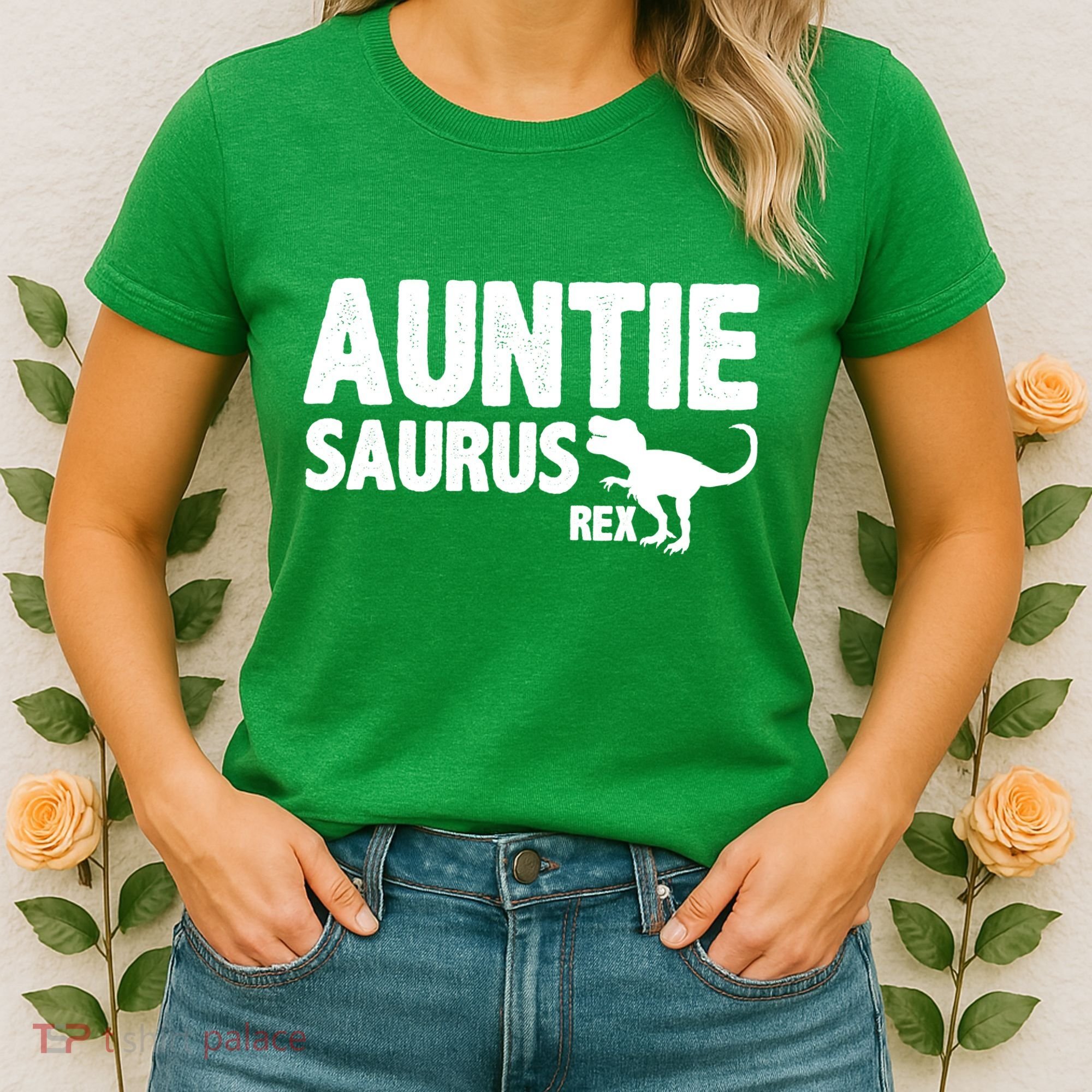 Auntiesaurus Auntie Saurus Rex Women's T-Shirt