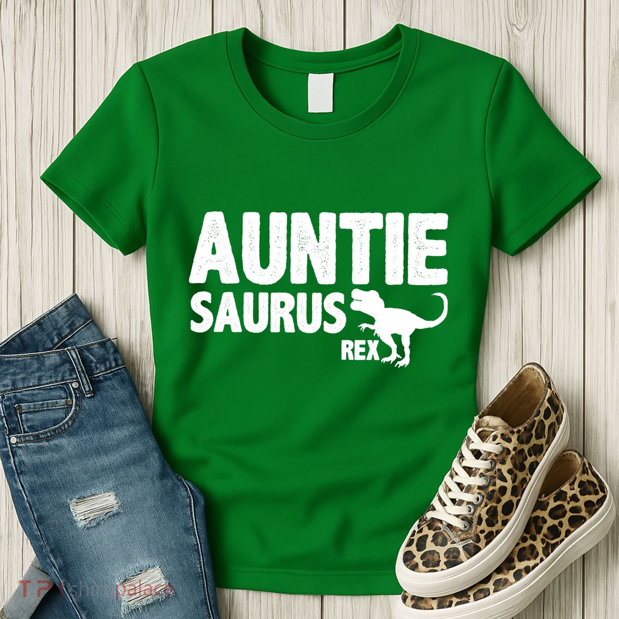 Auntiesaurus Auntie Saurus Rex Women's T-Shirt