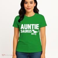Auntiesaurus Auntie Saurus Rex Women's T-Shirt thumb 4