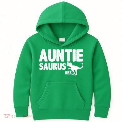 Auntiesaurus Auntie Saurus Rex Kids Hoodie