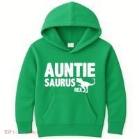 Auntiesaurus Auntie Saurus Rex Kids Hoodie thumb 0