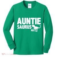 Auntiesaurus Auntie Saurus Rex Kids Long Sleeve Shirt thumb 0