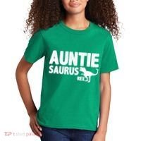 Auntiesaurus Auntie Saurus Rex Kids T-Shirt thumb 2