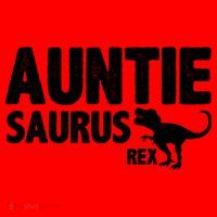 Auntiesaurus Auntie Saurus Rex Santa Hat thumb 1