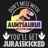 Auntsaurus Jurasskicked Doggie Tank thumb 4