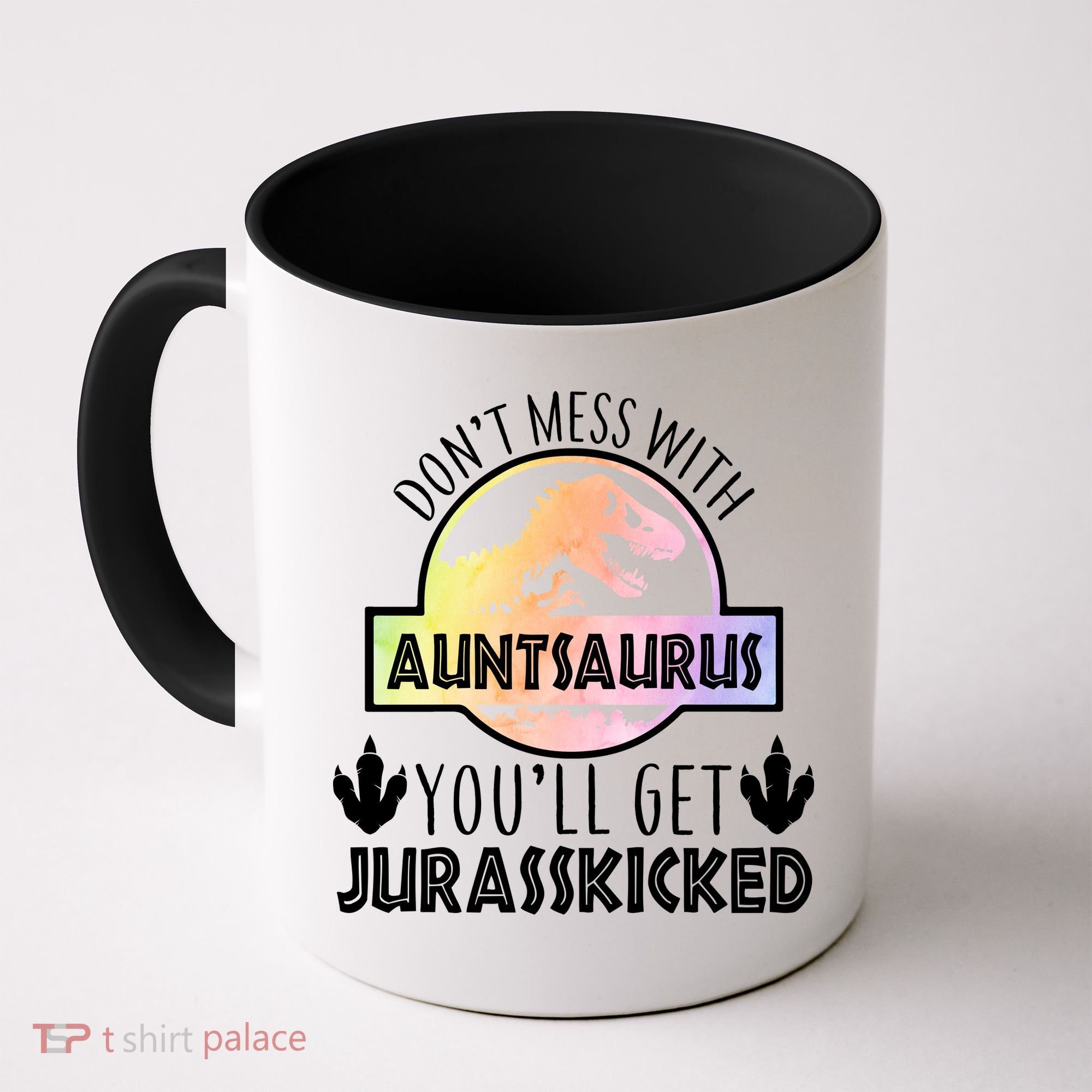 Auntsaurus Jurasskicked Coffee Mug