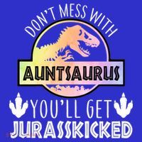 Auntsaurus Jurasskicked Women's Tank Top thumb 5