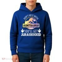 Auntsaurus Jurasskicked Kids Hoodie thumb 4