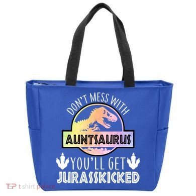 Auntsaurus Jurasskicked Tote Bag