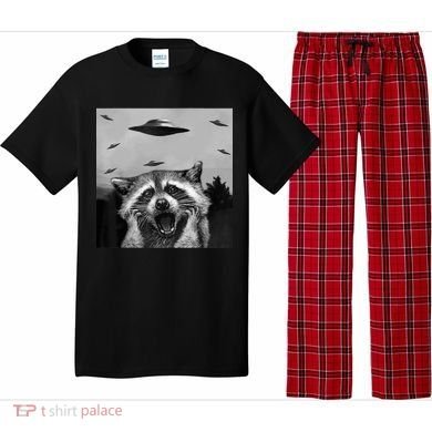Alien Ufo Raccoon Pajama Set
