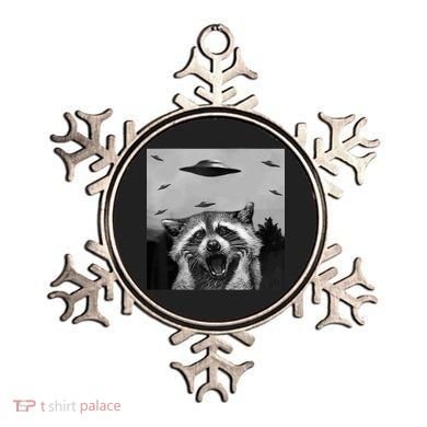 Alien Ufo Raccoon Ornament