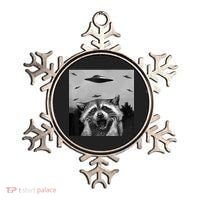 Alien Ufo Raccoon Ornament thumb 0
