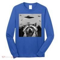 Alien Ufo Raccoon Long Sleeve Shirt thumb 0