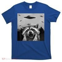 Alien Ufo Raccoon T-Shirt thumb 0
