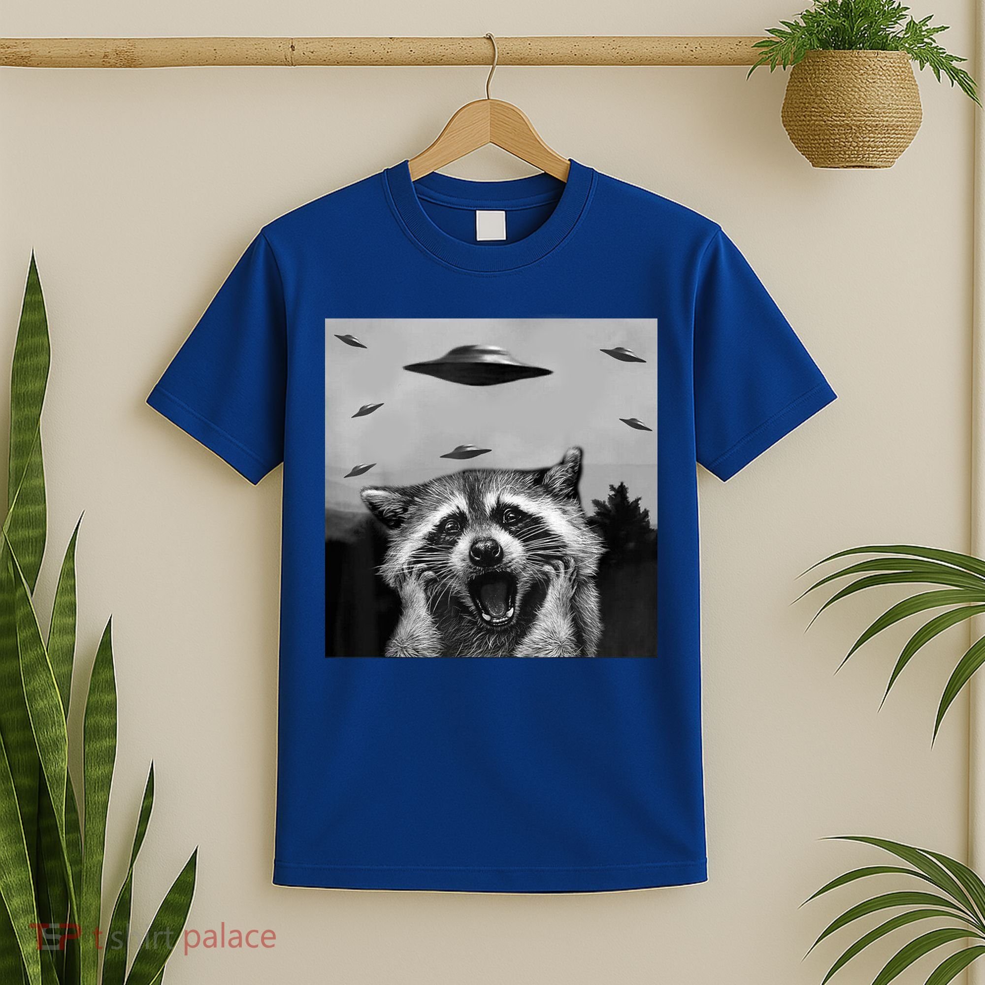 Alien Ufo Raccoon T-Shirt