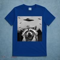 Alien Ufo Raccoon T-Shirt thumb 5