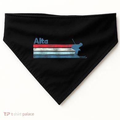 Alta Utah Retro Ski USA-Made Doggie Bandana
