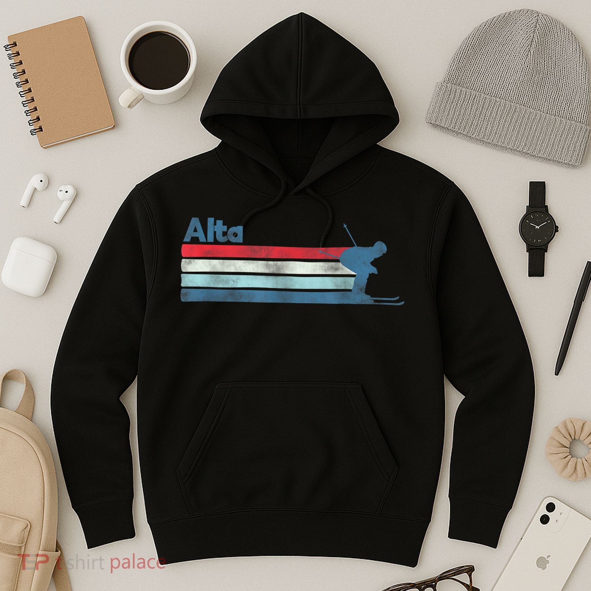 Alta Utah Retro Ski Hoodie
